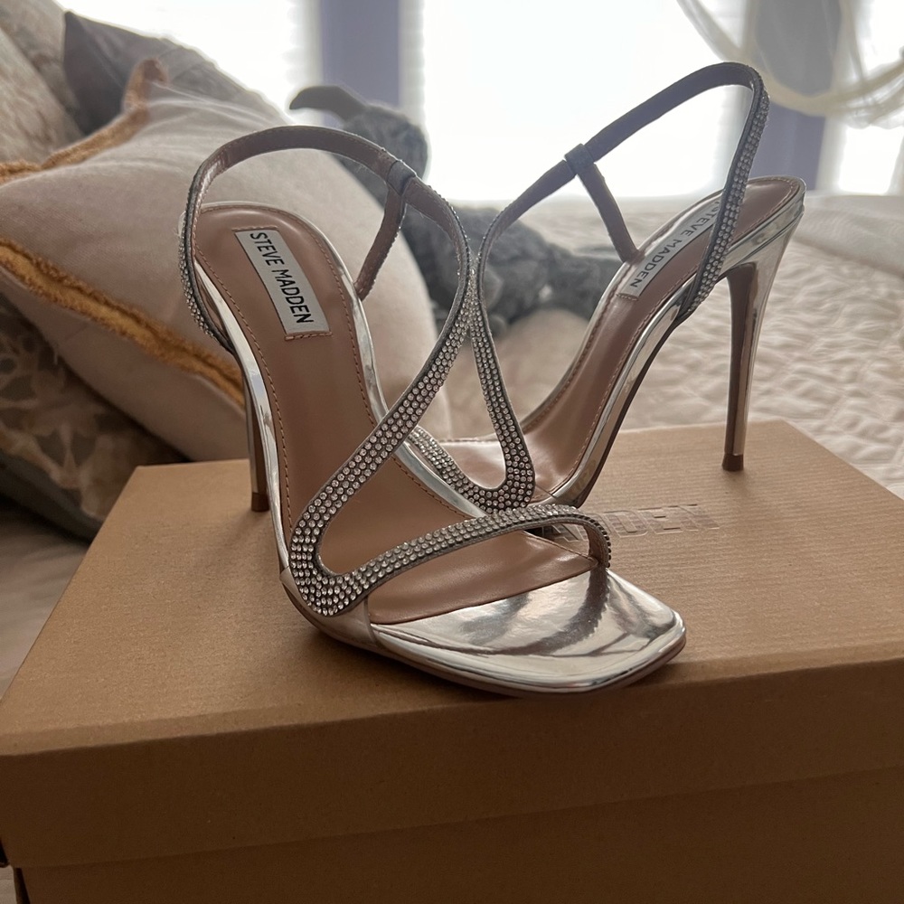 Steve Madden rhinestone heels—Noelle